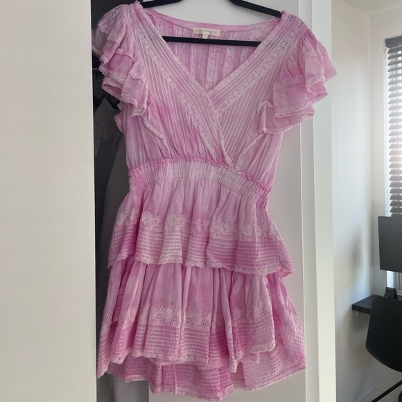 LoveShackFancy Gwen Mini Dress - Picture 5 of 6